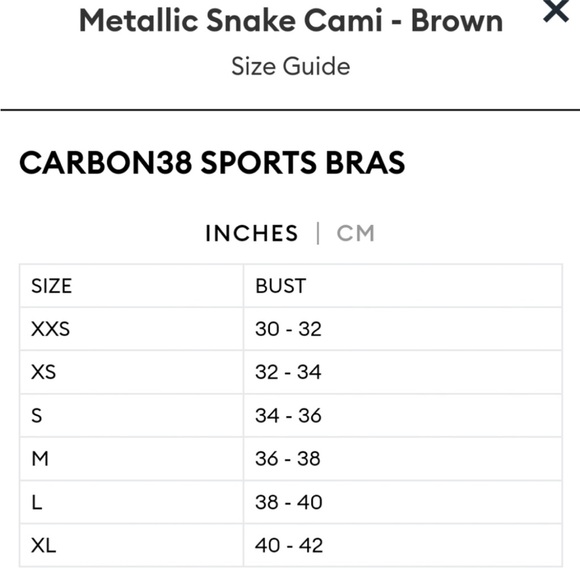 Carbon38 Women’s Metallic Snake Cami Sz S - Picture 6 of 10